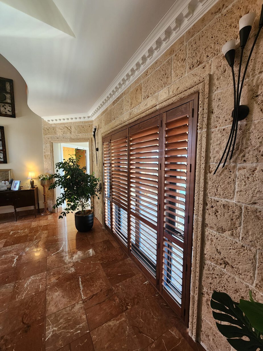 Timber shutters installed in Illuka Beach WA