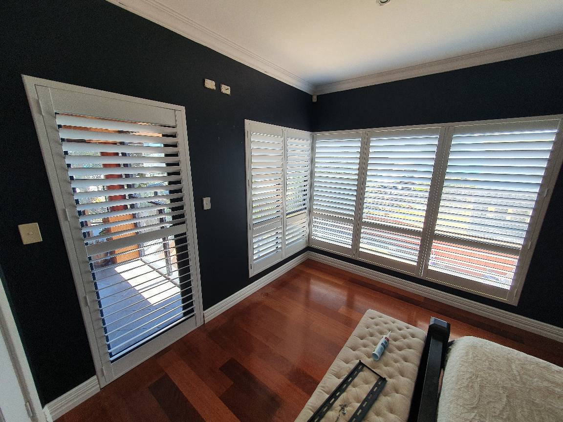 plantation shutter blinds in Fremantle home