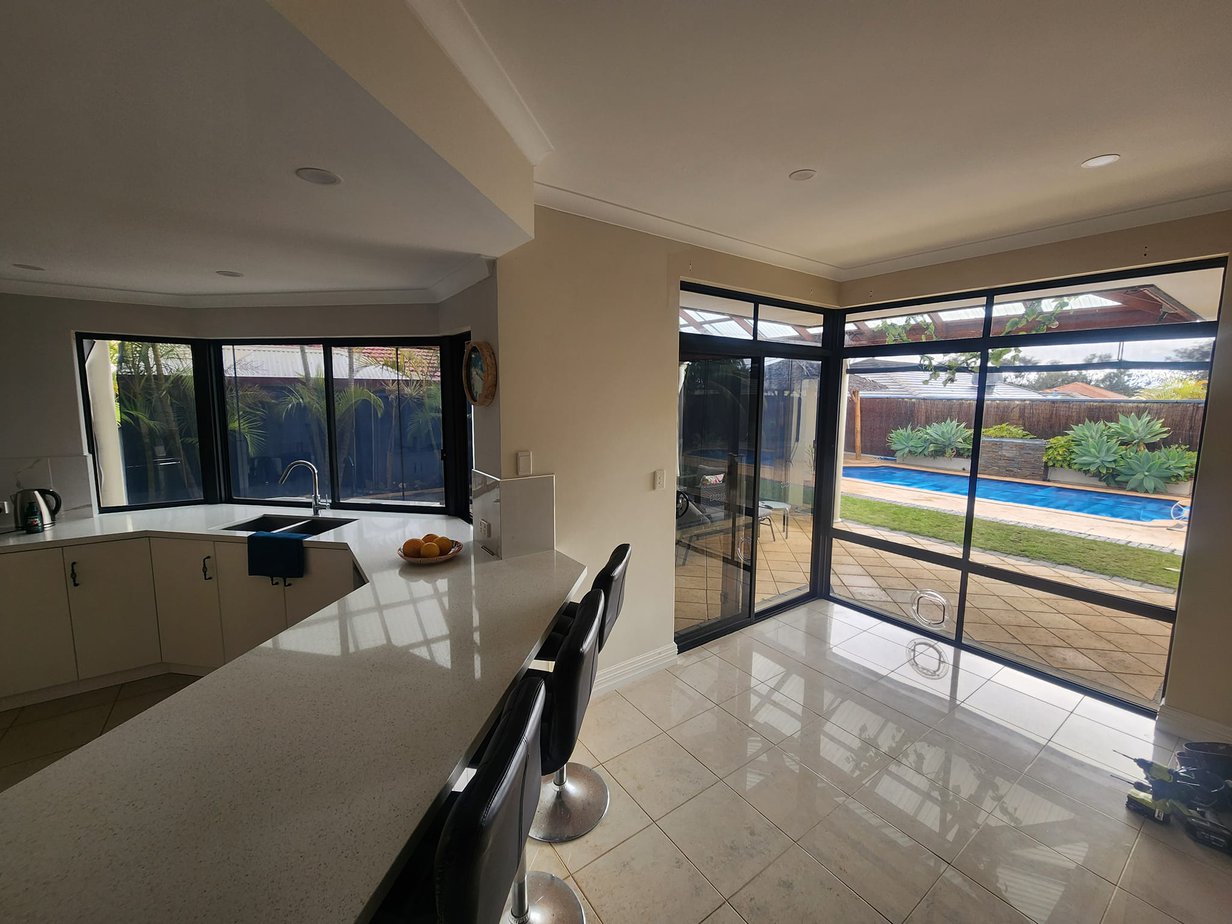 Before - wooden shutters installed in Alkimos, WA, Australia